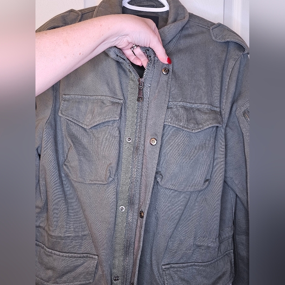 Banana Republic - Military Utility Field Jacket - Dark Olive Green - Medium - Picture 3 of 10